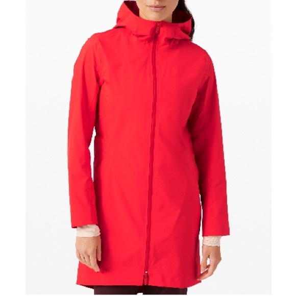 lululemon athletica Jackets & Blazers - NWT Lululemon Rain Rebel Jacket Carnation Szs 0-8